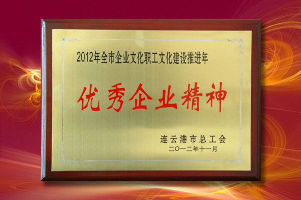 公司價值觀“秉德踐信、正源至善”被評為連云港市優(yōu)秀企業(yè)精神